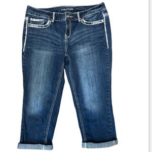 Maurice’s jean capris pants size 7/8 denim blue Jean capris